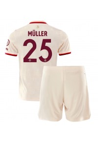 Bayern Munich Thomas Muller #25 Babytruitje 3e tenue Kind 2024-25 Korte Mouw (+ Korte broeken)